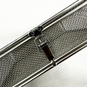 Cestello in acciaio inox 304 per la pulizia del cestello per la disinfezione in acciaio inox con coperchio - Product Image 5