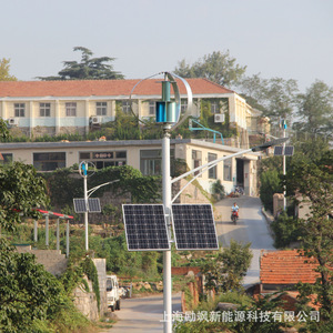 เครื่องกำเนิดไฟฟ้าพลังลมแบบแม่เหล็กลอยตัวแนวตั้ง 400W 12V 24V ระบบไฟถนนพลังงานแสงอาทิตย์และลม สำหรับให้แสงสว่างบนถนนในชนบท - Product Image 1