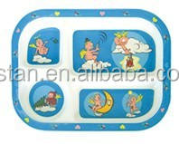 De la nouvelle borne d'origine au connecteur de carte Ensemble de vaisselle incassable beige noir Plaques en mélamine - Product Image 4