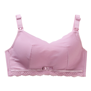 Whosale libero di taglio del merletto di bowknot di maternità reggiseno push up prevenire il rilassamento wireless anteriore aperto di cura del reggiseno della biancheria <span class=keywords><strong>intima</strong></span> - Product Image 2