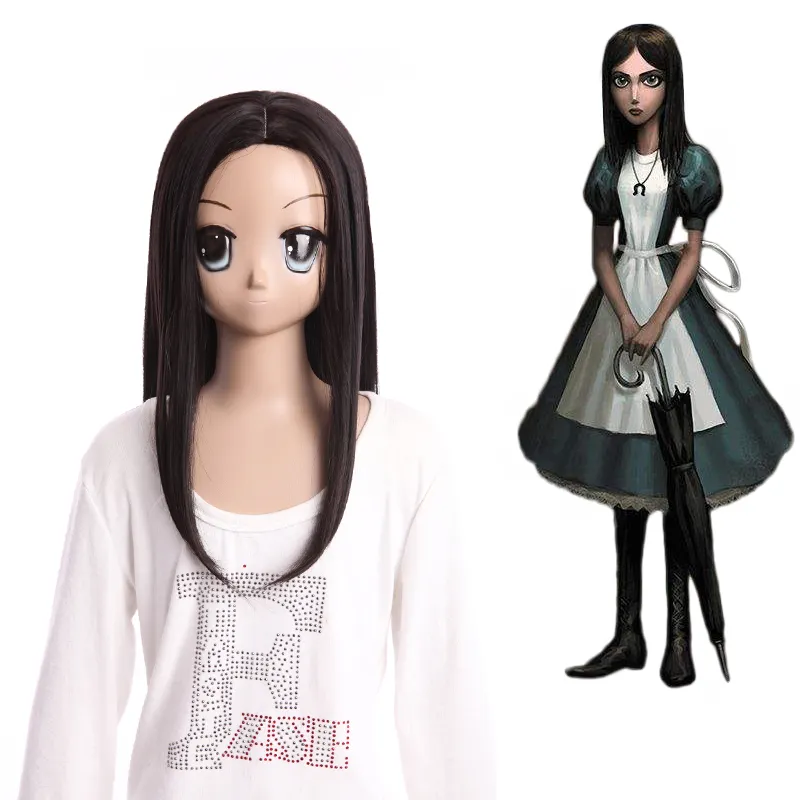 Alice: Madness Returns game series character wig Alice cosplay wig