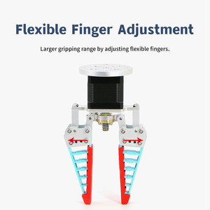 <span class=keywords><strong>Pinza</strong></span> Robótica Flexible de 2, 3 y 4 Garras, Dedos Biónicos Suaves, Abrazadera Adaptativa Neumática y Eléctrica con Almohadilla de Silicona para Clasificación de Frutas y Huevos - Product Image 3