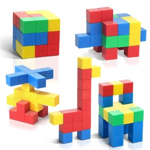 Cube magnétique en plastique ABS blocs <span class=keywords><strong>de</strong></span> <span class=keywords><strong>construction</strong></span> jouets éducatifs pour garçons ensemble <span class=keywords><strong>de</strong></span> <span class=keywords><strong>construction</strong></span> magnétique cadeau - Product Image 1