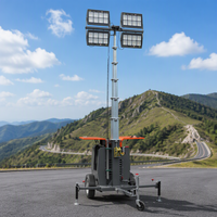Tours d'éclairage diesel à LED/aux halides métalliques pour remorques de 2,5 m à 7 m