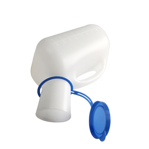 Reusable for Men and Women Standing <strong>Male</strong> Plastic White Large Capacity <strong>Urine</strong> Travel <strong>Bottle</strong> With Funnel - Product Image 5