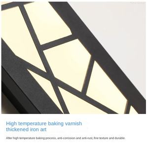 Applique murale en fer LED moderne, étanche IP65, pour salon, cour, véranda, jardin - Product Image 3