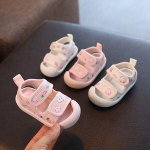 Chaussures pour bébé respirantes et confortables, chaussures mignonnes pour bébé, sandales d'été pour bébés filles, sandales pour tout-petits - Product Image 2