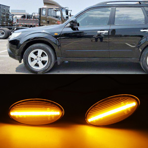 Iluminación automática para Subaru <span class=keywords><strong>Forester</strong></span> 2008-2019, marcador lateral Led dinámico, indicador de giro, repetidor, lámpara - Product Image 6