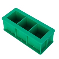 Molde para Bloques de Hormigón de Prueba, Cubo de Plástico Verde de 7.07cm, en Oferta