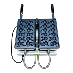 เครื่องทำวาฟเฟิลและแพน<span class=keywords><strong>เค้ก</strong></span>ไฟฟ้าเกรดเชิงพาณิชย์ ดีไซน์รูปหมีอย่างมืออาชีพ เคลือบสารกันติด สำหรับอาหารเช้าและของว่าง - Product Image 5