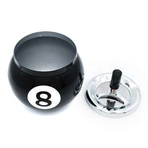 Cendrier créatif pour billard 9 boules, anti-flottation, à pression, portable, avec/<span class=keywords><strong>sans</strong></span> base, décoration pour club de billard, cadeau - Product Image 5