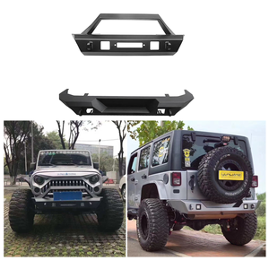LUFENG 4x4 Steel Avenger Bumper New Condition Avant et Arrière Offroad Car Accessories for <span class=keywords><strong>Jeep</strong></span> for Wrangler JK 2007-2017 - Product Image 1