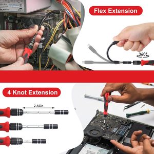Juego de Destornilladores de Precisión Multifuncional 115 en 1 de Alta Calidad con Punta Magnética, OEM Disponible para Reparación de Teléfonos Móviles - Product Image 6