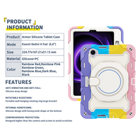 Housse de tablette robuste et robuste pour Xiaomi Redmi K Pad 8.8 pouces 2025 étui poignée rotative intégrée béquille bandoulière antichoc