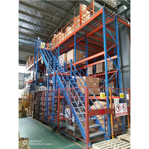 מחיר טוב מדפי מחסן מזרן rackking עליית גג לופט ביניים ריצפה פלטפורמת עבודה מתקפלת - Product Image 4