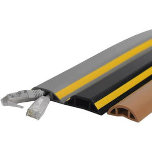 Bande de protection auto-adhésive pour câble de sol pour câbles électriques Protecteur de câble sur le sol - Product Image 1