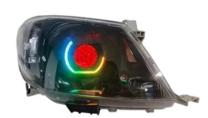 Sistema di Illuminazione Auto 2026 per Hilux Vigo 2005-2011, Fari LED RGBW con Effetto Occhi Arrabbiati, Abbaglianti e Anabbaglianti, Indicatori di Direzione - Product Image 2