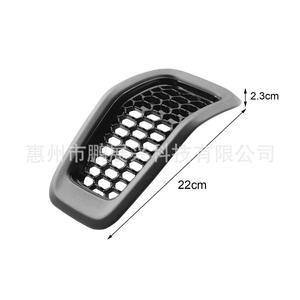 Juego de 7 piezas de inserciones cromadas para la parrilla delantera del Jeep Cherokee, para modelos 14-18, actualización de estilo. - Product Image 5