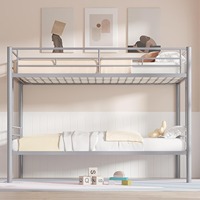Lit superposé en métal pour chambre à coucher, cadre de lit superposé en acier pour étudiants, lit superposé double pour adultes, lit superposé en fer pour dortoir