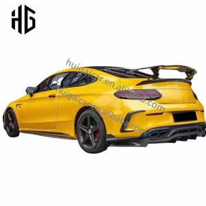 Nuevo Kit de Carrocería Estilo PSM de Fibra de Carbono para Clase C W205 C63 Coupé: Alerones Delanteros, Difusor Trasero, Faldones Laterales - Product Image 4