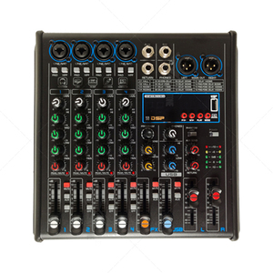Professioneller 4-Kanal Mini Audio-Mixer <span class=keywords><strong>DJ</strong></span>-<span class=keywords><strong>Controller</strong></span> MP3 USB 3-Band EQ für Aufnahme und Live-Streaming - Product Image 2