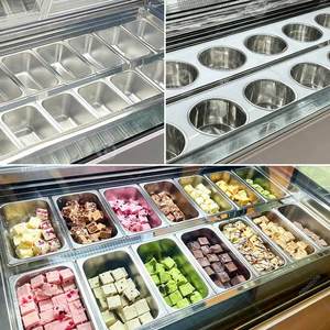 <span class=keywords><strong>Vitrine</strong></span> Réfrigérée Automatique 18 Plateaux pour Crème Glacée Dure et Gelato Italien – Idéale Hôtels – Thaïlande - Product Image 3