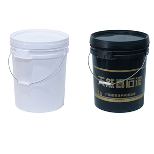 Cubo Redondo de PP de Alta Calidad <span class=keywords><strong>Yusu</strong></span> de 5 Galones, 10L, 15L, 20L, Resistente, Ecológico, de Grado Alimenticio, Reciclable, con Tapa y Asa, para Pintura al Óleo - Product Image 6