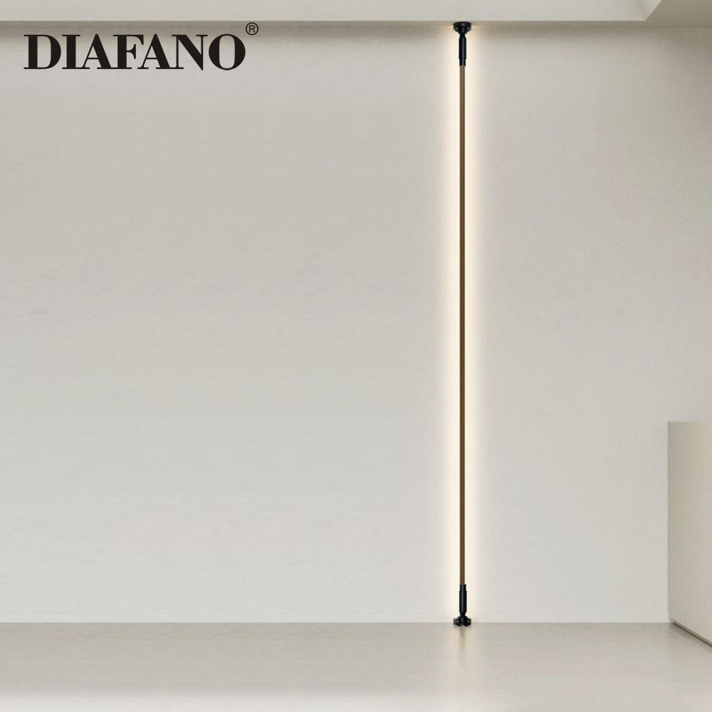 Minimalist Skyline Linear Light Sconce DIY Led Wall Washer Light Ceiling Tracklight Creative Steel Aisle COB Led Strip Lights · image 3