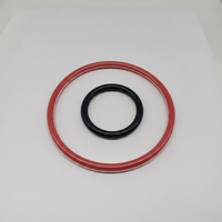 Joint torique cylindrique en silicone encapsulé PFA FEP FKM de qualité alimentaire haute température