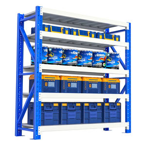 Estanterías Metálicas para Almacenamiento en Garaje, Sistema de Estanterías de Acero para Almacén, Estanterías Metálicas Industriales Apilables - Product Image 1