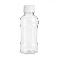 Conteneur vide transparent en PET pour sirop liquide oral, bouteille en plastique pharmaceutique avec bouchon à vis pour emballage de médicaments