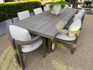 2023 Luxury High End Patio Solid <strong>Teak</strong> Wood Outdoor Furniture <strong>Garden</strong> <strong>Table</strong> and Chair Set - Product Image 2