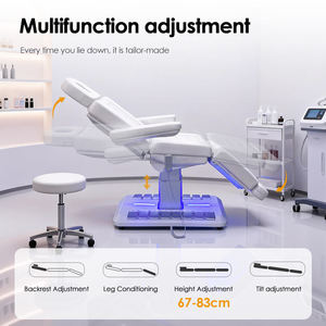 Manufacturer Salon Spa Lash <b>Bed</b> 3/4 Motors Adjustable Spa Treatment Electric Massage Table Facial Chair Cosmetic Beauty <b>Bed</b> - Product Image 3