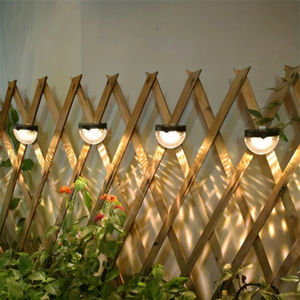 Lampes solaires murales <span class=keywords><strong>LED</strong></span>, lampe ondulée pour clôture, <span class=keywords><strong>terrasse</strong></span>, jardin, chemin, lumière décorative, étanche, lampes solaires d'extérieur pour cour - Product Image 5