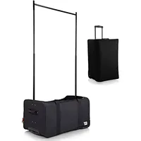 Échantillon gratuit Sac à bagages de voyage pliable extra spacieux de provenance chinoise Sac de danse à roulettes pour placard avec porte-vêtements
