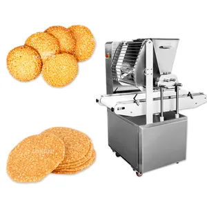 Automatic small round Anaranth crackers making machine wire cut cookie depositor machine