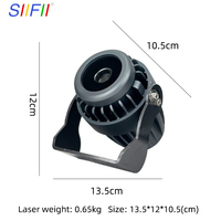 Lampe de voiture simple Lumière droite RVB Projecteur de ligne laser virtuel industriel Éclairage de scène de marquage de sol de sécurité d'entrepôt croisé