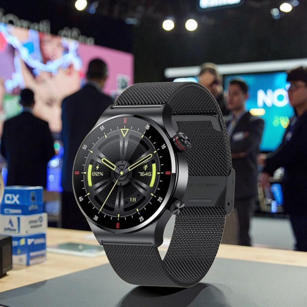 Q33 Men's Smartwatch NFC Monitor Sports Fitness Tracker Android