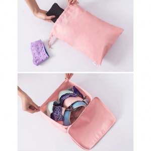 Cubes de rangement de voyage, ensemble de 6 pièces, organiseurs de bagages avec sac à chaussures et sac de toilette - Product Image 2