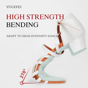 Танцевальные туфли Vennystyle для латиноамериканских танцев для девочек, с мягкой подошвой, профессиональные танцевальные туфли для взрослых женщин, новые танцевальные туфли для женщин - Product Image 3