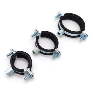 Chất lượng cao tùy chỉnh thực hiện M10 một bên vít Ống Móc áo với cao su đặc biệt từ ODM & OEM nhà máy mạ kẽm kẹp ống - Product Image 5