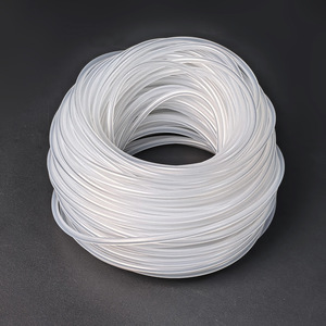 Manguera flexible de silicona transparente, espesor de pared de 2,4 mm, para máquinas de café, espumadores de leche, dispensadores de agua, vasos, pajitas - Product Image 1