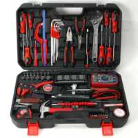 Ensemble d'outils de réparation électronique industriel KAFUWELL C3708A, ensemble d'outils professionnels électriques manuels, boîte à outils de 74 pièces