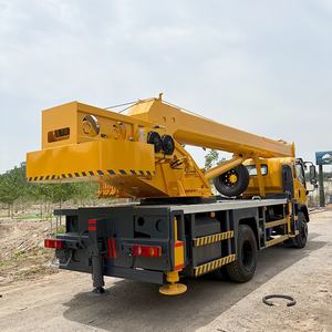 12 טון נייד מנוף משאית עם תיבת הילוכים Pump-165HP 31 מ 'גובה הרמה עבור עבודות בנייה - Product Image 4