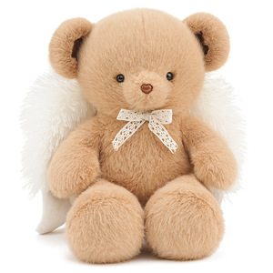 Peluche Ours Ange Créatif Hug Baby, Poupée Ours Ailé Mignon, Peluche Super Douce, <span class=keywords><strong>Doudou</strong></span>, Cadeau d'Anniversaire pour Fille - Product Image 6