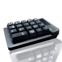 19 Tombol 2.4Ghz Wireless USB Numeric Keypad Mini Keyboard untuk Laptop/PC/Desktop-Baru