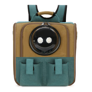 Small Luxury Pet Carrier <b>Backpack</b> for Dogs and <b>Cats</b> Foldable Animal Pattern Cage for Outdoor Travel - Product Image 4