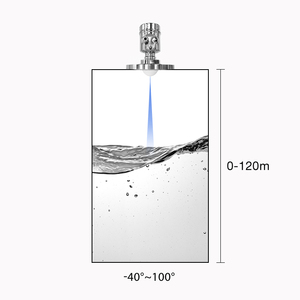 Pengukur <span class=keywords><strong>Level</strong></span> Radar jarak jauh, respon cepat kinerja stabil desain tahan lama akurasi 0.1% aluminium/Stainless Steel - Product Image 2