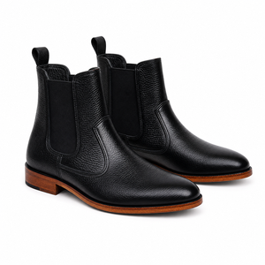 Bottines Chelsea faites à la main en cuir de qualité supérieure, chaussures de mode durables et confortables, fabricant et fournisseur en gros - Product Image 4