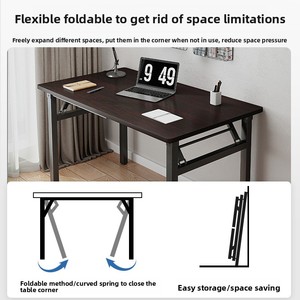 Gấp bàn máy tính nghiên cứu bảng bàn làm việc cho văn phòng nhà - Product Image 3